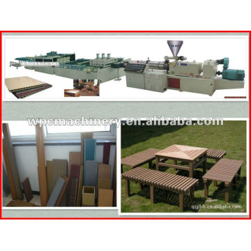 Wood plastic composite plant/WPC profile making machinery/WPC machine